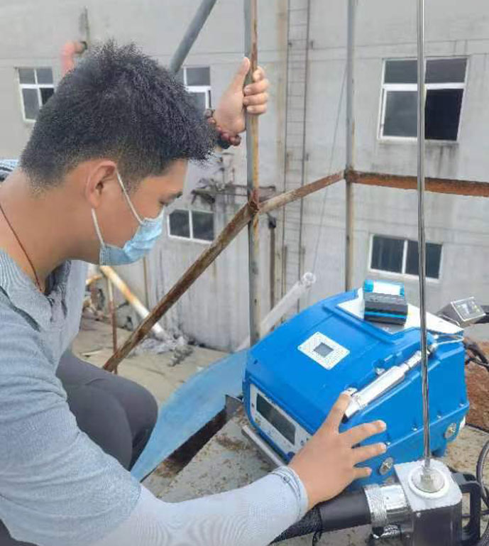 山東潤澤石化有限公司現(xiàn)場測試